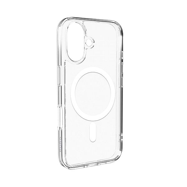 Etui silikonowe Puro Lite Mag MagSafe do iPhone 16 Plus - przezroczyst