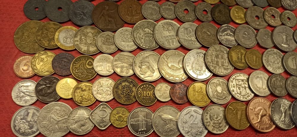 Мікс, набор монет світу, 100шт