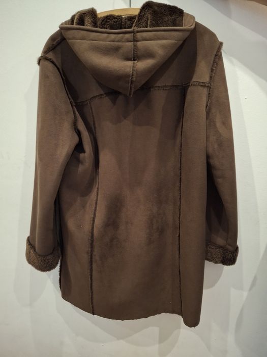 Kurtka kożuch brazowy