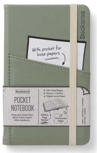 Bookaroo Notatnik Journal Pocket A6 - Zielony