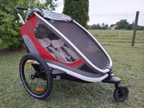 Przyczepka Hamax Outback twin + koło biegowe