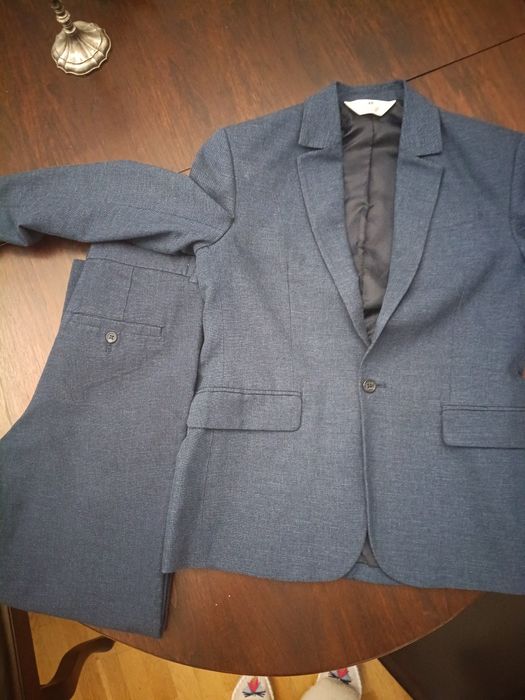 Hm garnitur chłopięcy granat 164cm
