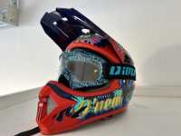 Kask Mtb downhill plus google dzieciecy