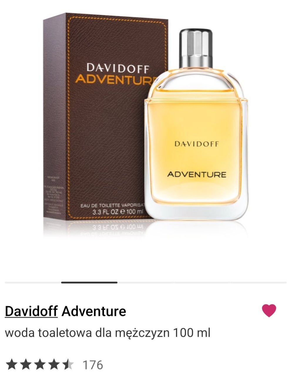 Woda toaletowa męska Davidoff Adventure, 100 ml