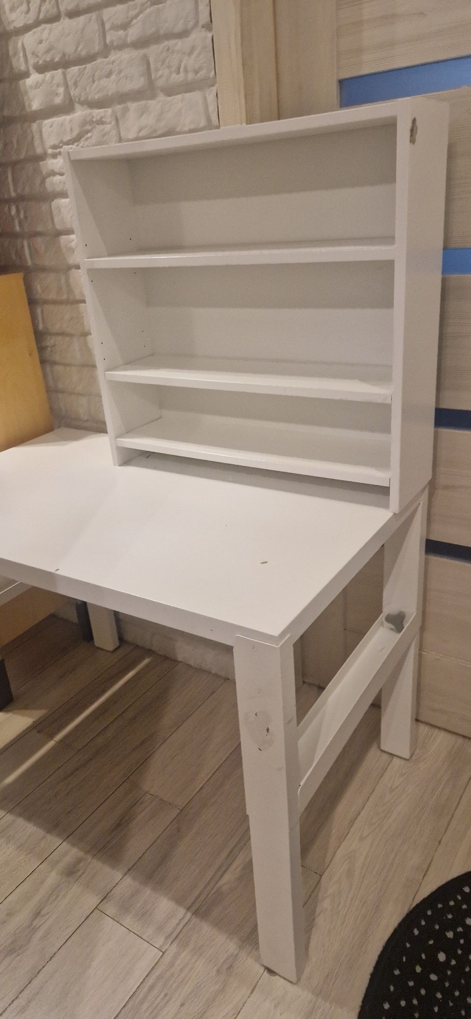 Biurko Ikea z nadstawką