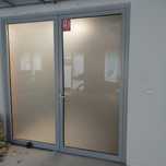 Drzwi aluminiowe podwójne*biurowe*szklane* 198cm/250cm