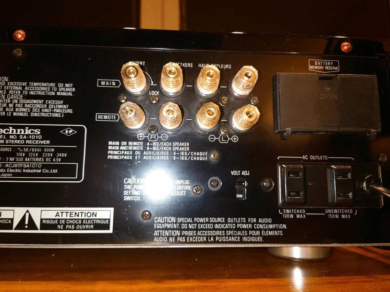 Amplituner Technics SA-1010 Top Najwyższy Model