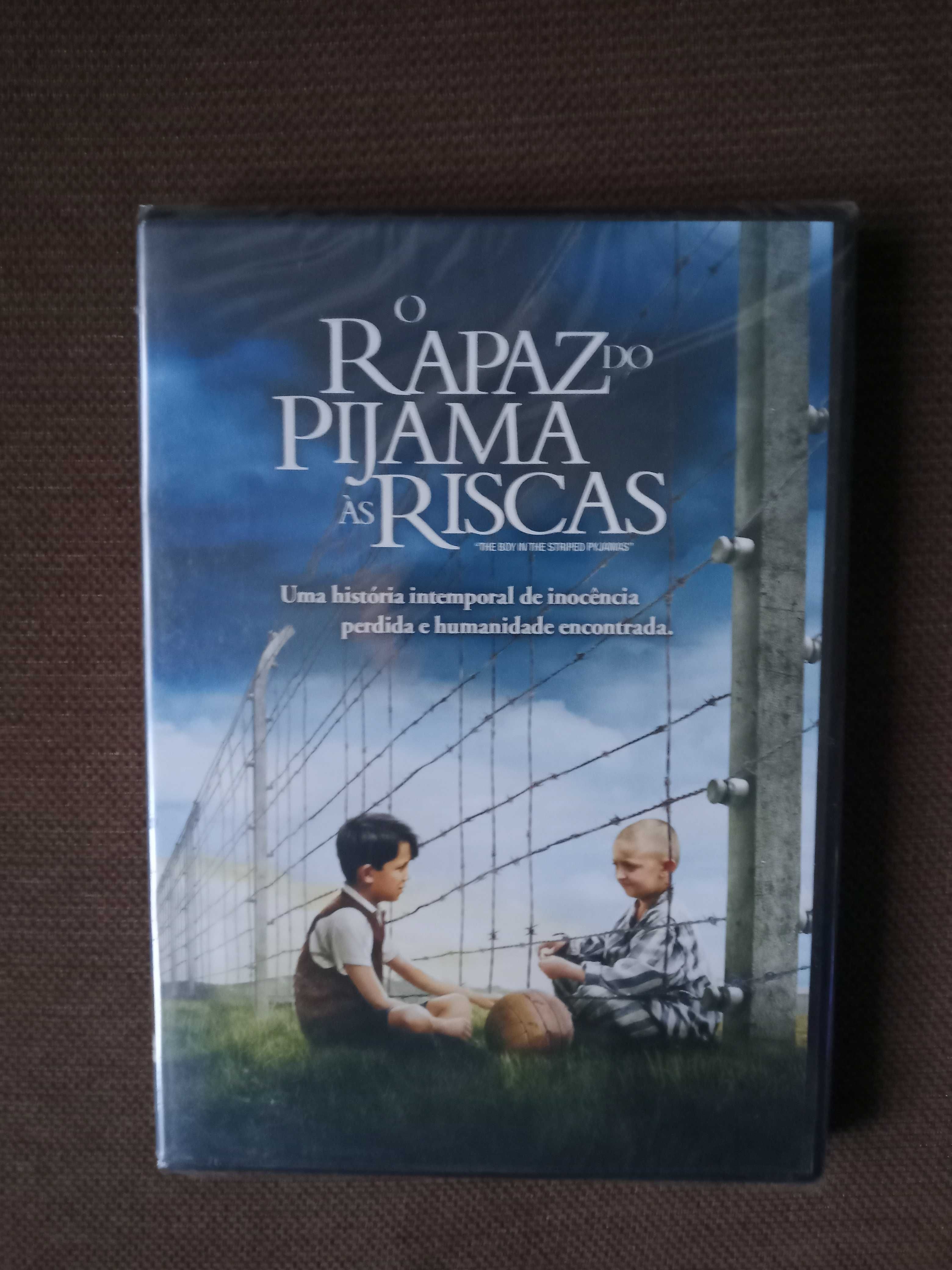 filme dvd original - o rapaz do pijama as riscas - novo - selado