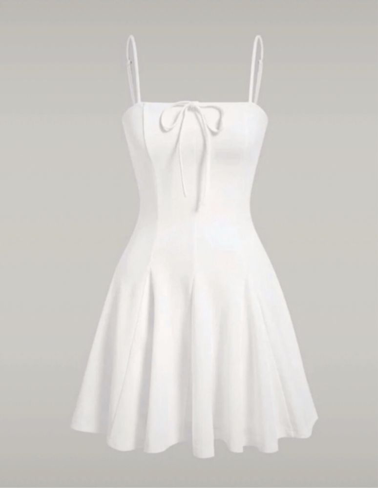 Vestido curto branco
