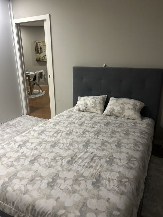 Vendo cama + estrado + colchao