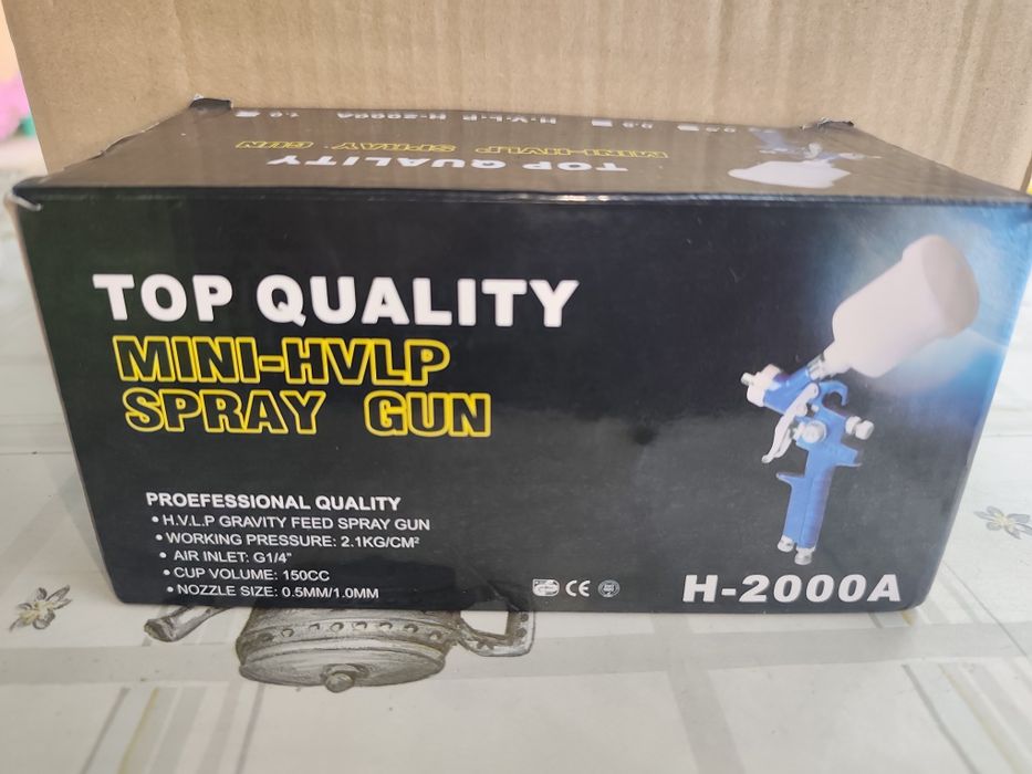 Mini HVLP Pistolet Lakierniczy H-2000A – NOWY