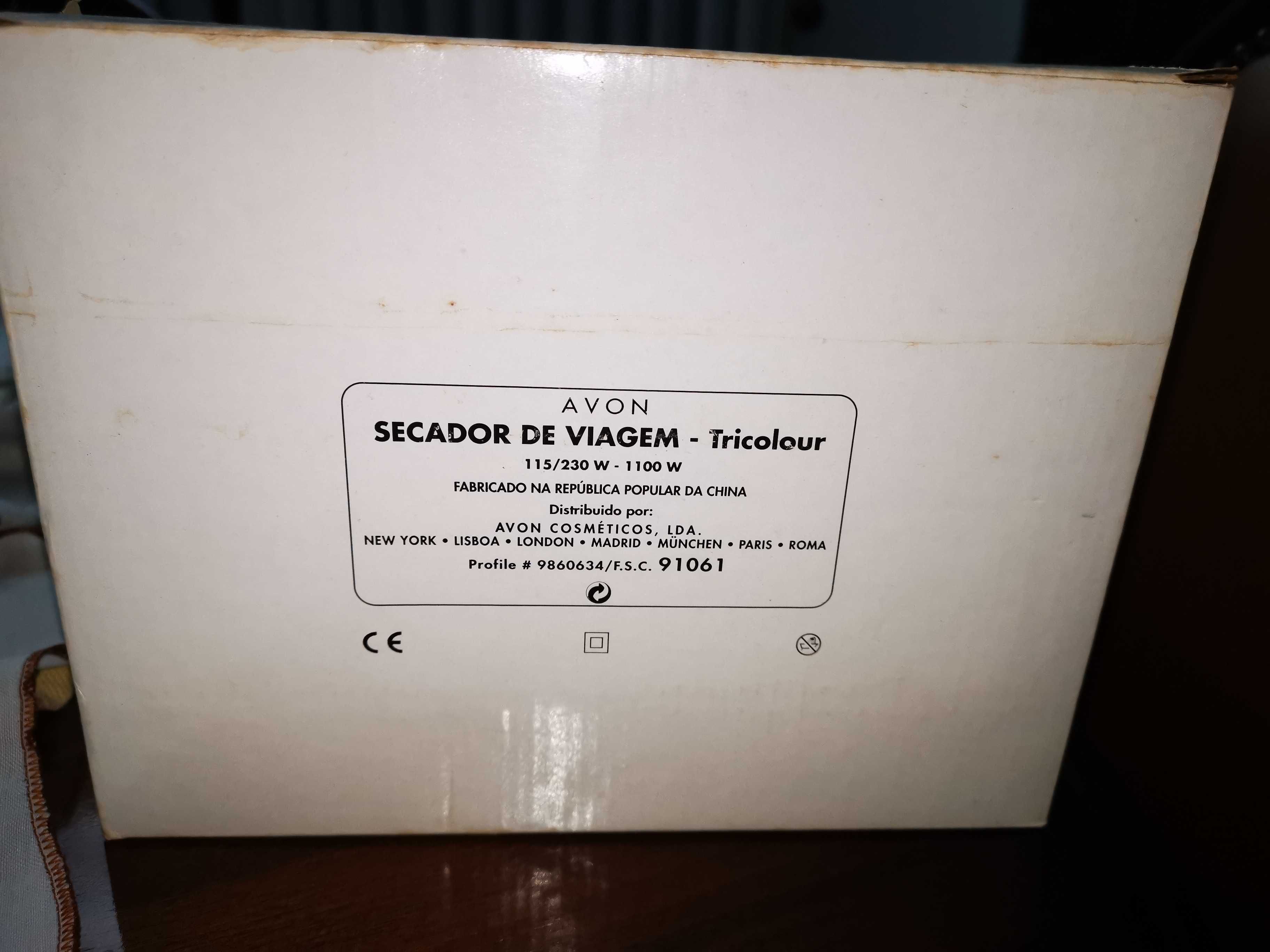 Secador de cabelo de viagem