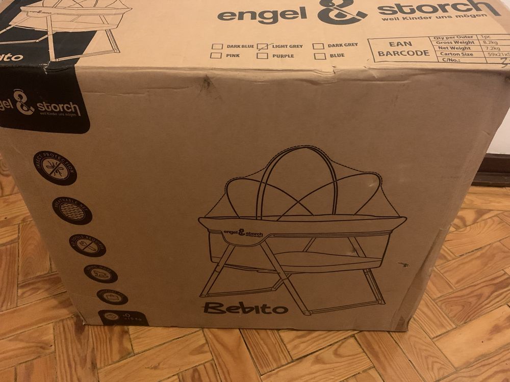Berço de viagem engel e storck bebito
