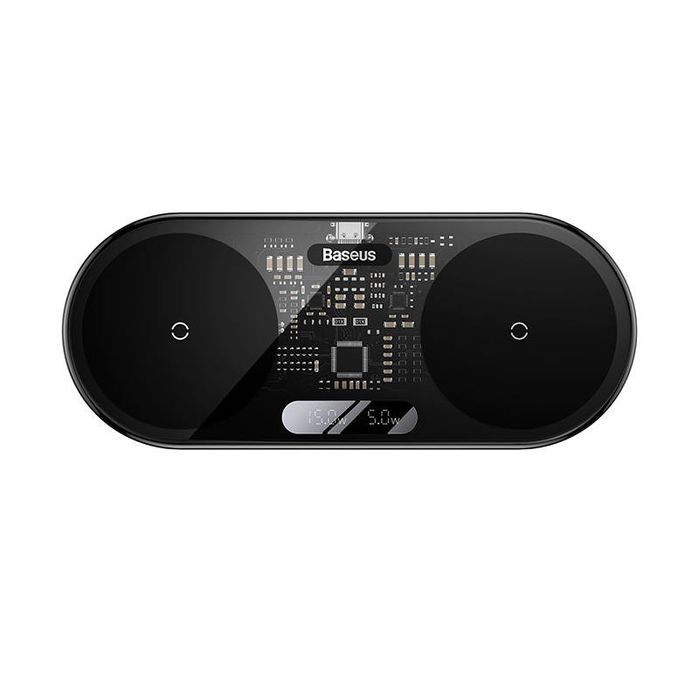 Ładowarka Bezprzewodowa Baseus 20W Qi Led Do Iphone I Android