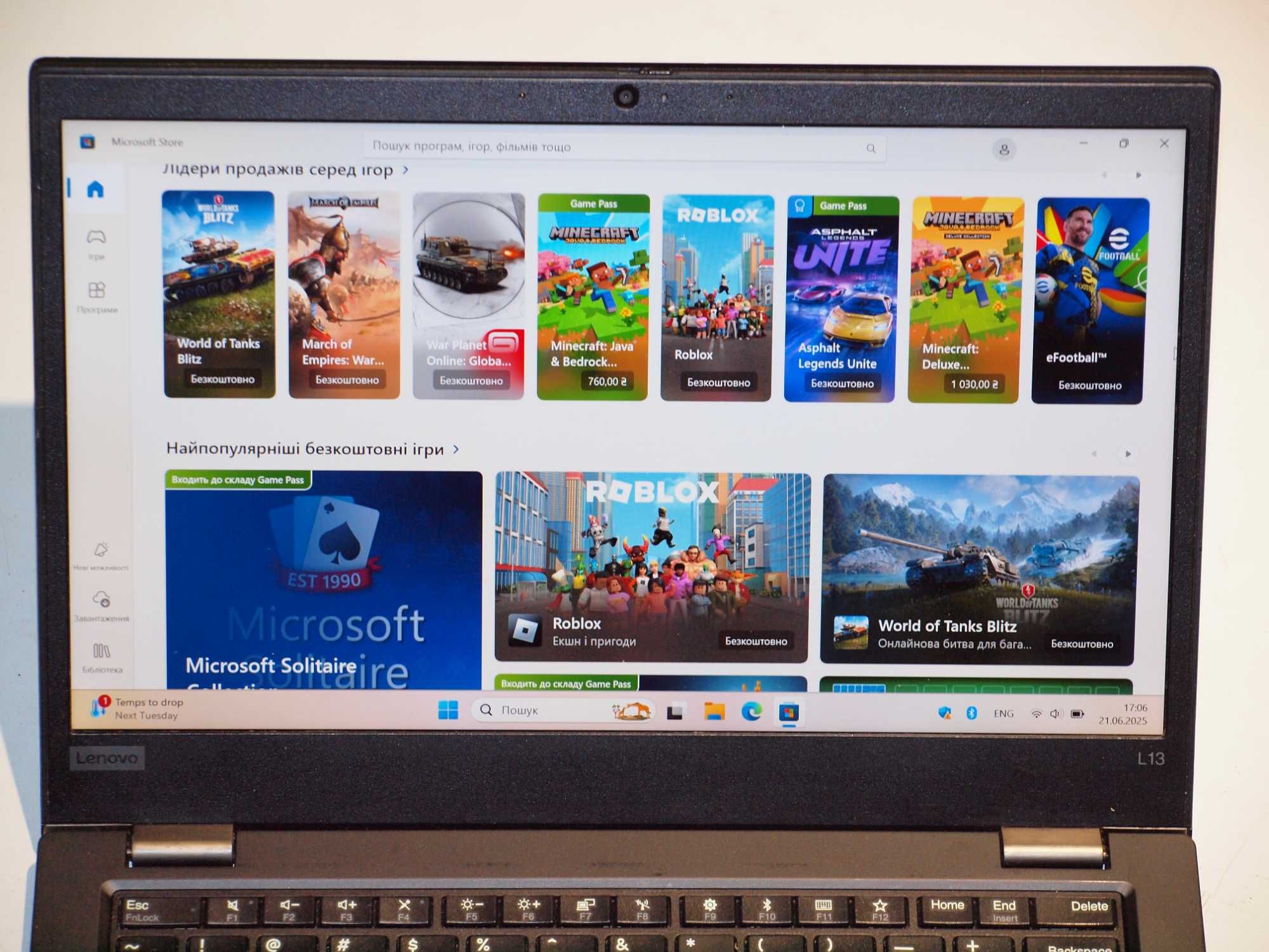 Ноутбук Lenovo ThinkPad L13 i5-10210U 8GB 128GB 13” FHD IPS