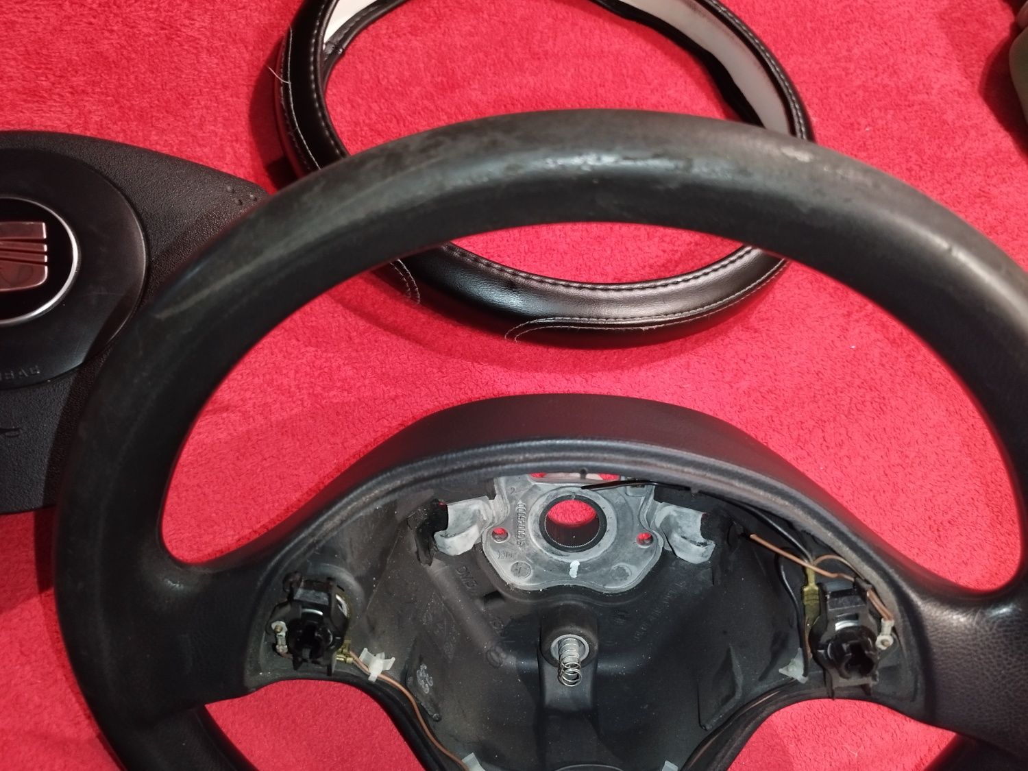 Conjunto ( Volante+ Airbag + capa de volante) para SEAT Ibiza 6l/6j