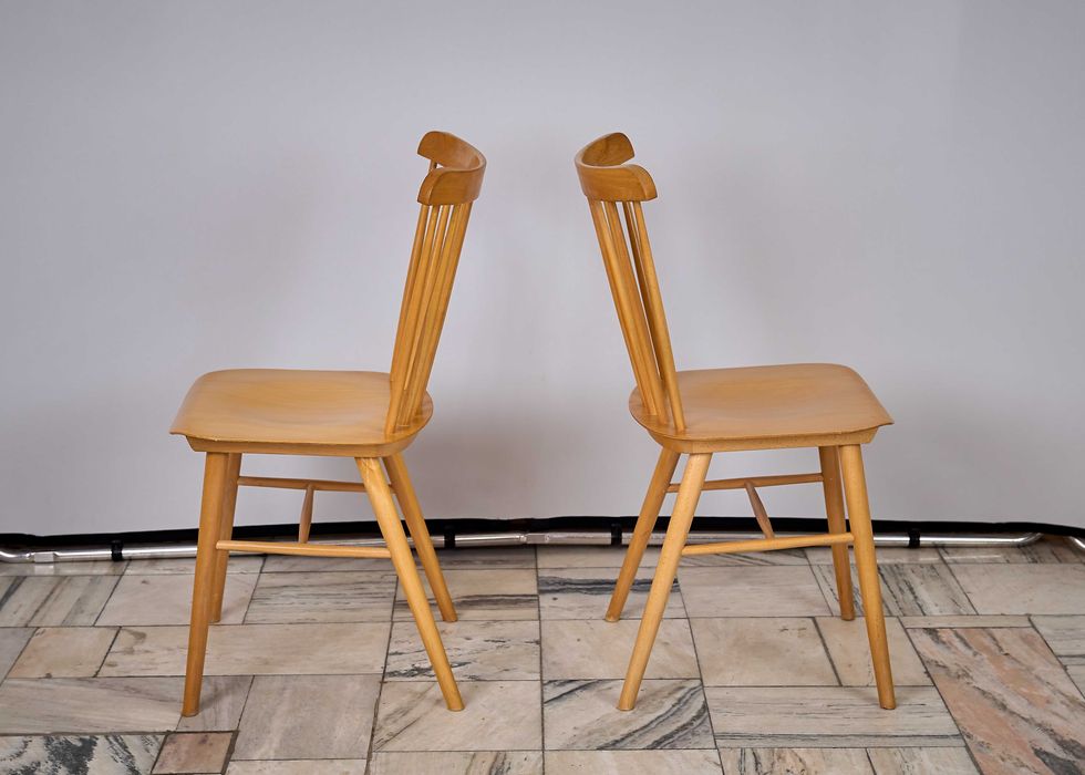 Para krzeseł TON Czechosłowacja lata 60.