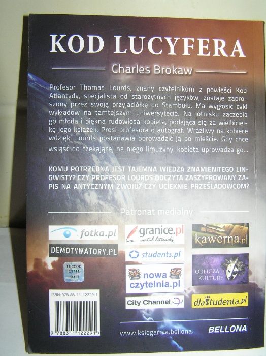 Kod Lucyfera, Charles Brokaw – autor Kodu Atlantydy.
