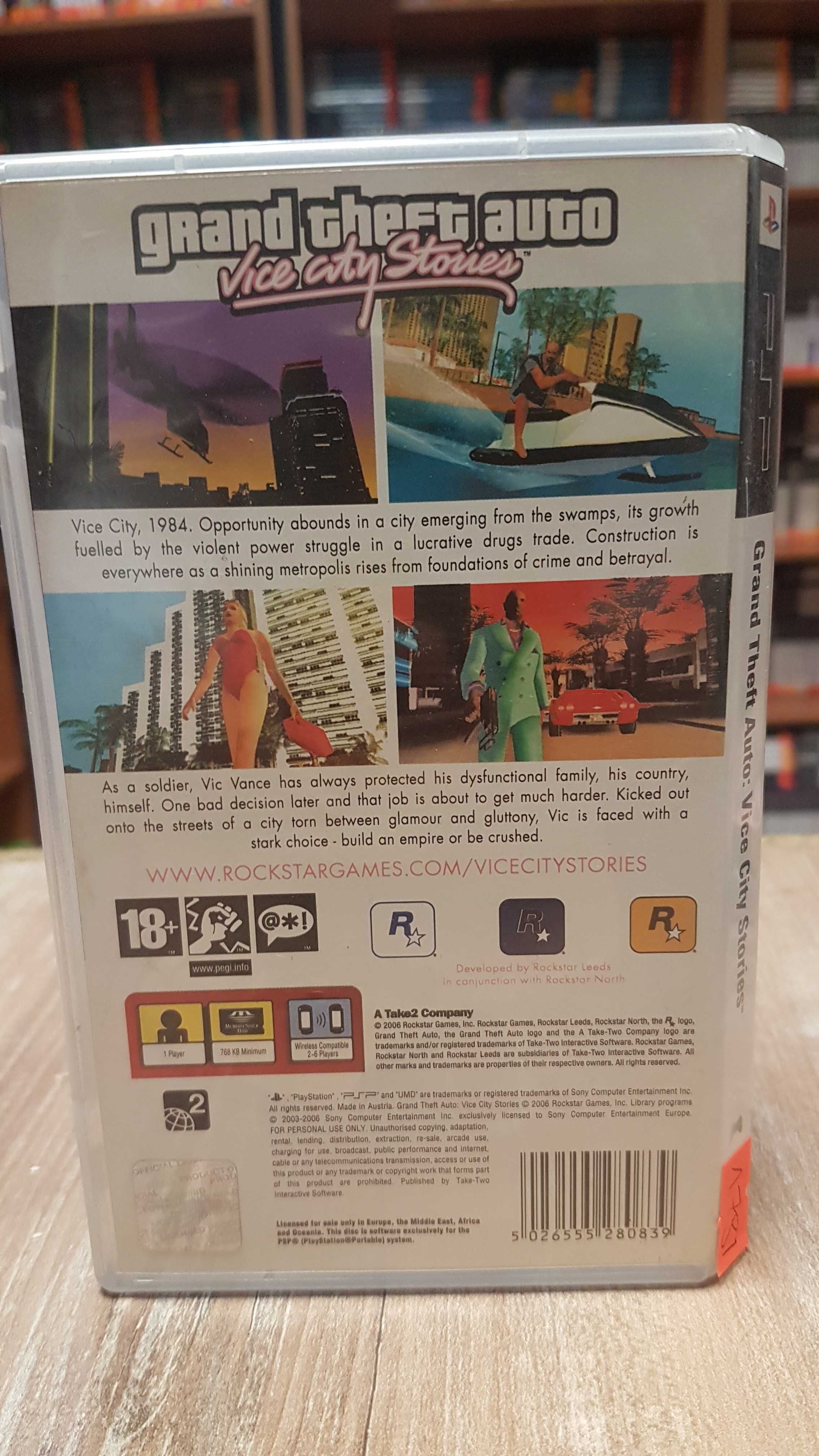 Grand Theft Auto: Vice City Stories PSP Sklep Wysyłka Wymiana