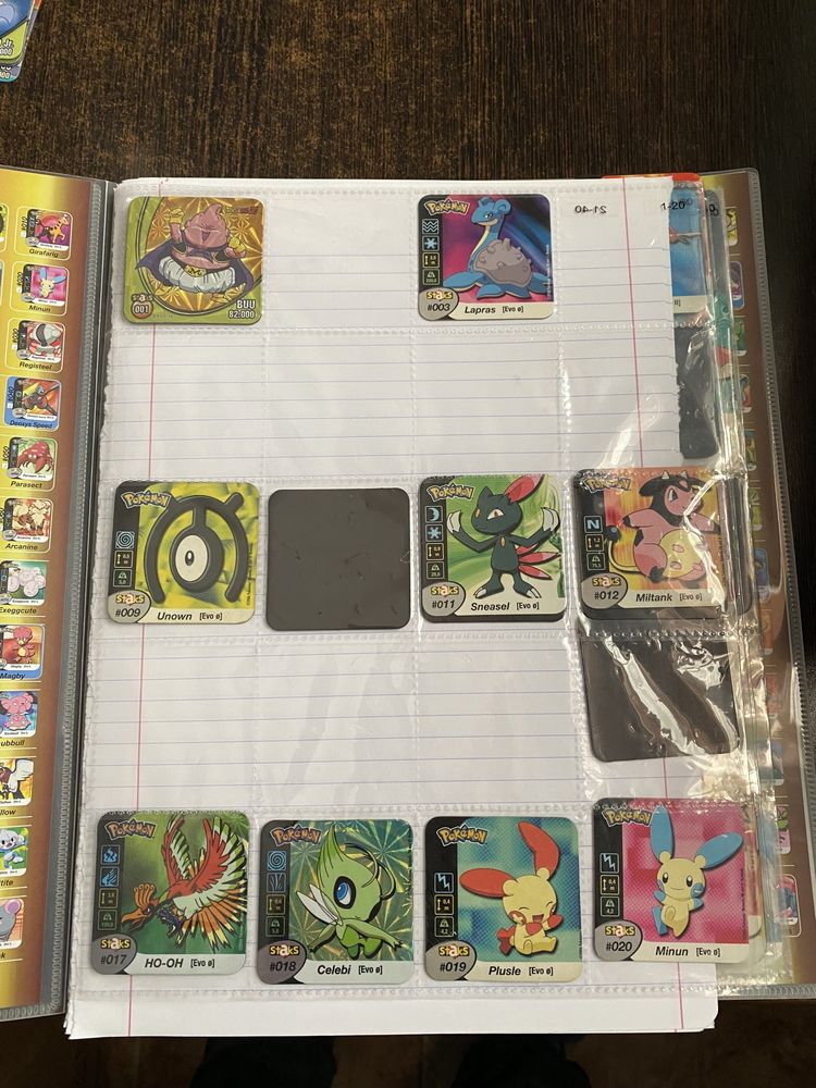 Stacks Pokémon - vendo à unidade