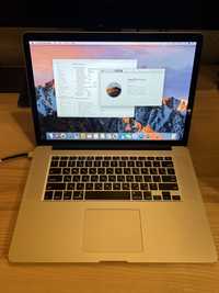 MacBook Pro 15/2015, 2.5 GHz, i7, RAM 16, SSD 512