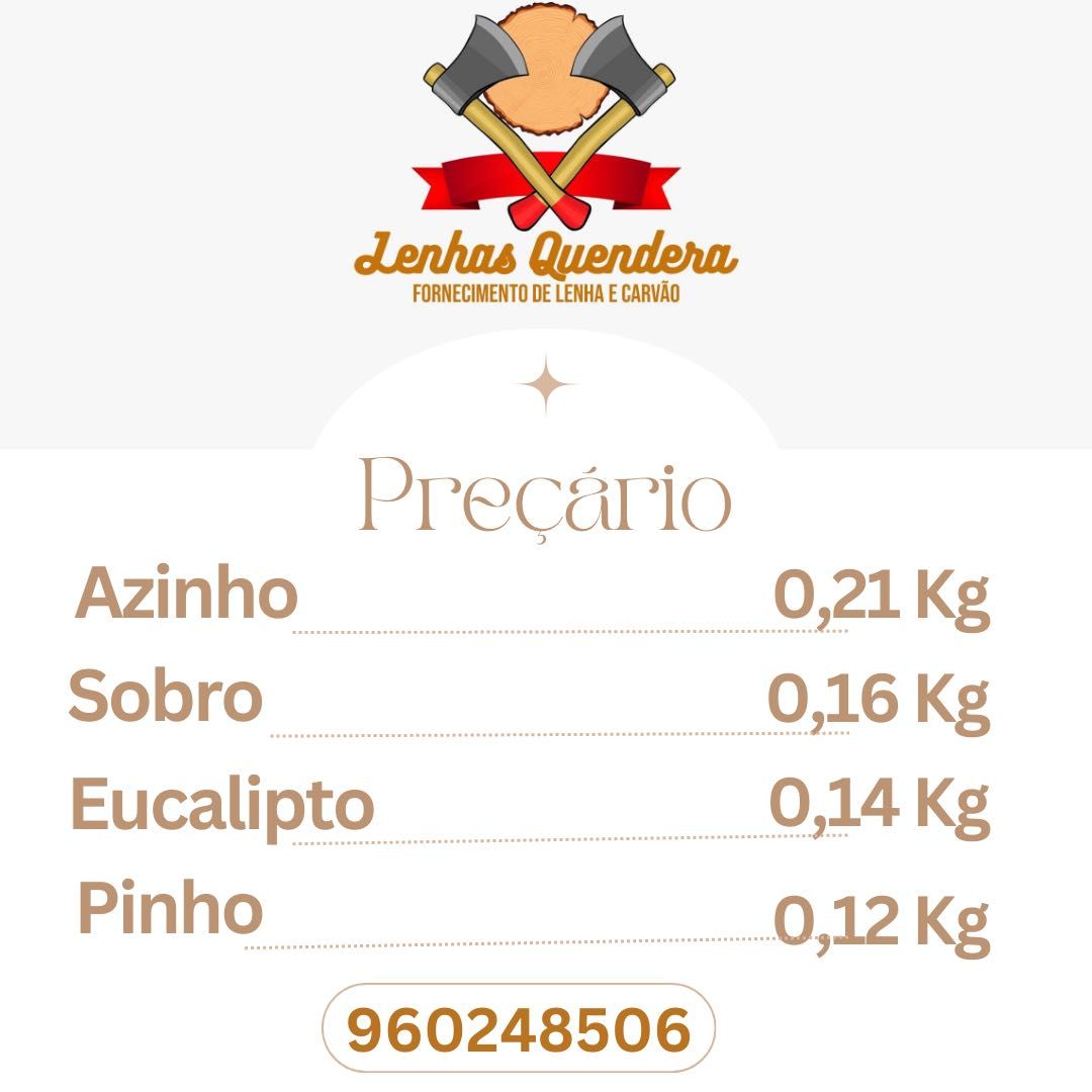 Venda de lenha e derivados