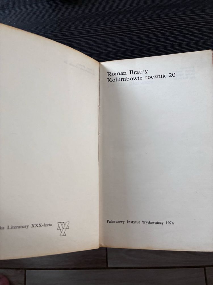Roman Bratny Kolumbowie rocznik 20