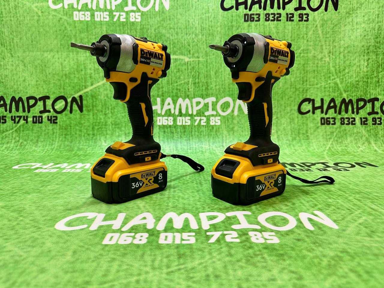 Аккумуляторный Импакт DeWALT DCF887 Потужний Винтокрут 205Nm 36V8Ah