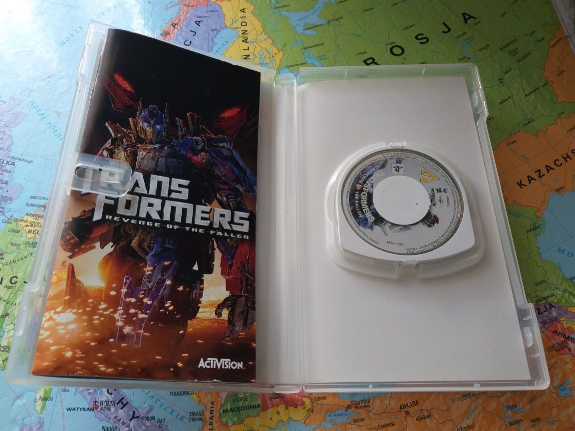 Gra Sony psp transformers revenge of the fallen