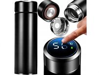 Termos smart bidon kubek termiczny LED 500ml Czarny