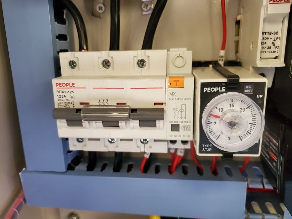 Quadro elétrico trifásico - estrela-triângulo - 40 cv, novo