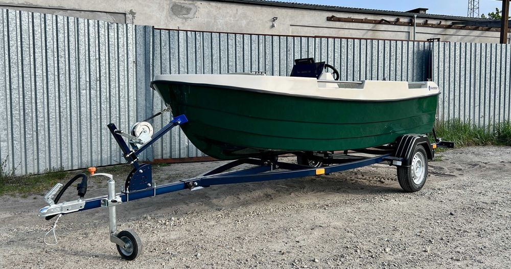 NOWA łódź łódka KRAKEN 380 OPEN z kierownicą SILNIK ELEKT. Rekreacyjna