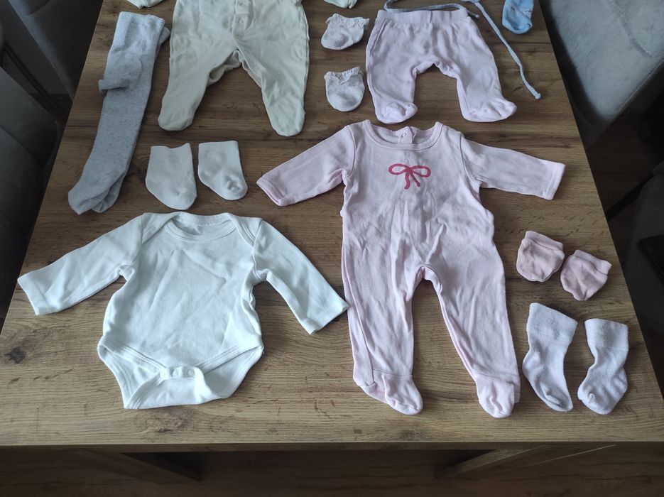 Duży zestaw ubranek 56-62