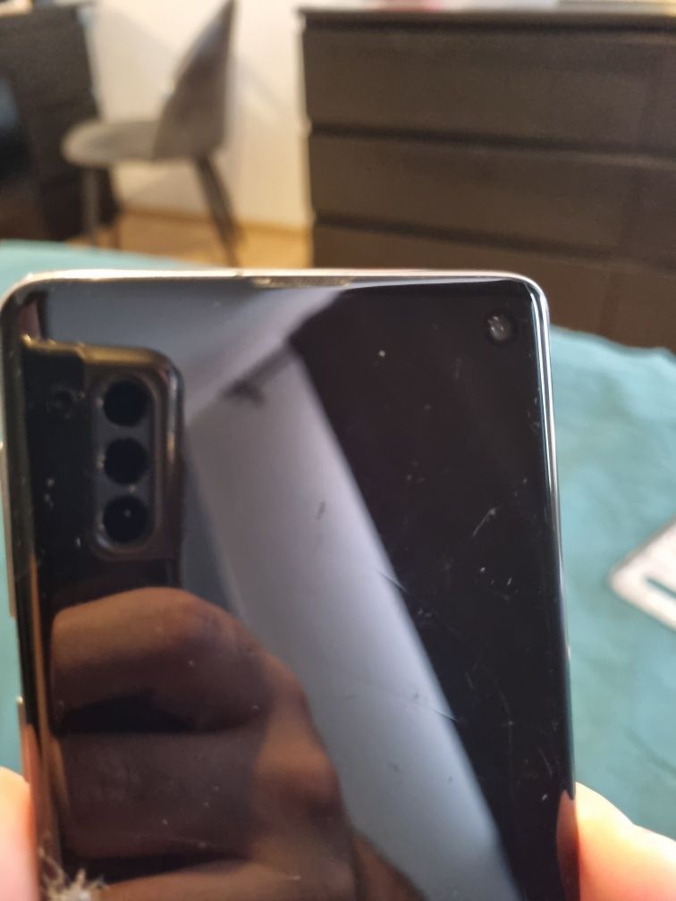 Samsung Galaxy S10 Czarny Zbity Działający