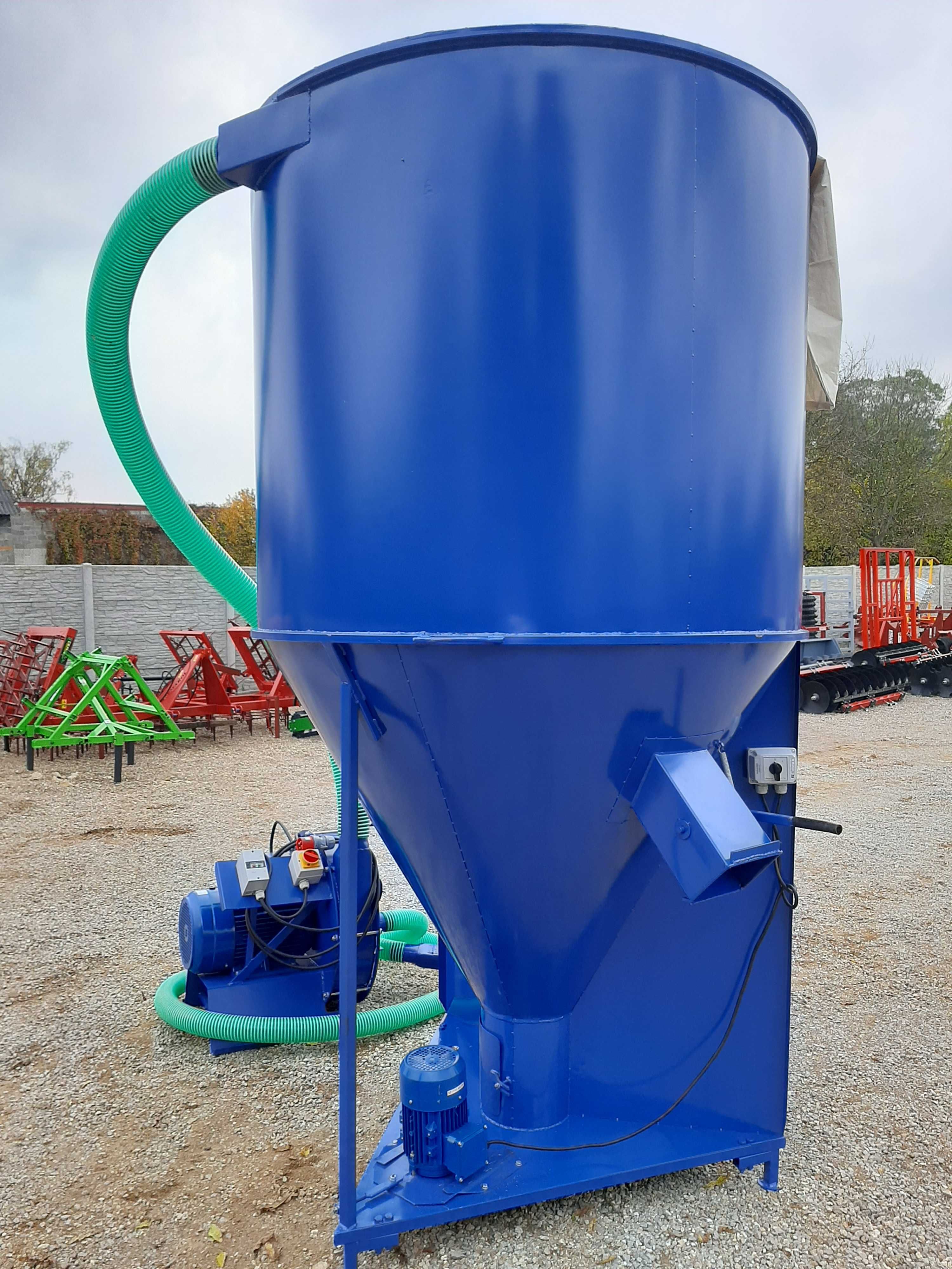 ZESTAW Mieszalnik pasz 0,5 - 2T + śrutownik 7,5/11/15kw Osuch/od ręki/