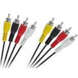 Kabel 4 x RCA - 4 x RCA 1.8m