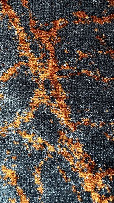 Dywanik zielono-złoty do korytarza/łazienki/wejścia/kuchni 45x70