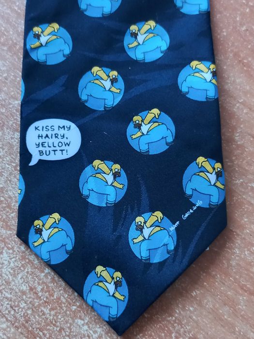 Прикольна чоловіча краватка, сімпсони.