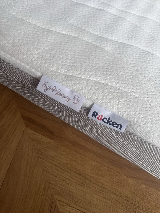 Materac Rucken x FizjoMommy 120×60 cm + prześcieradła i ochranicze
