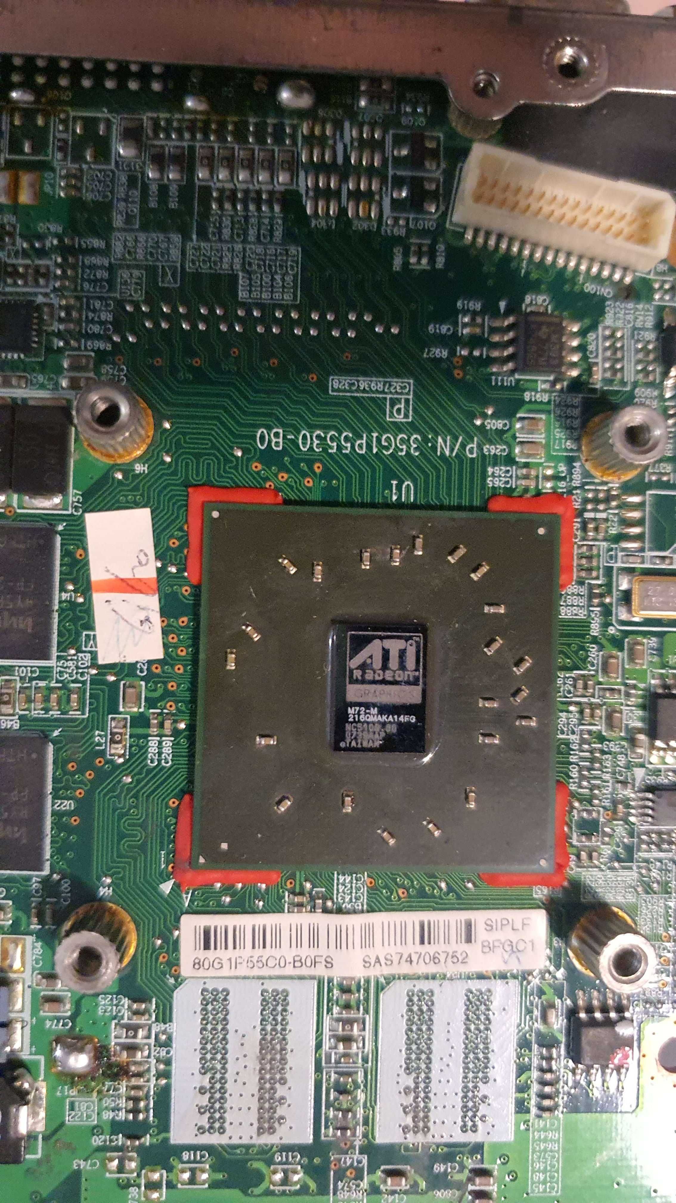 ATI RADEON M72-M 216QMAKA14FG GPU karta graficzna do laptopa