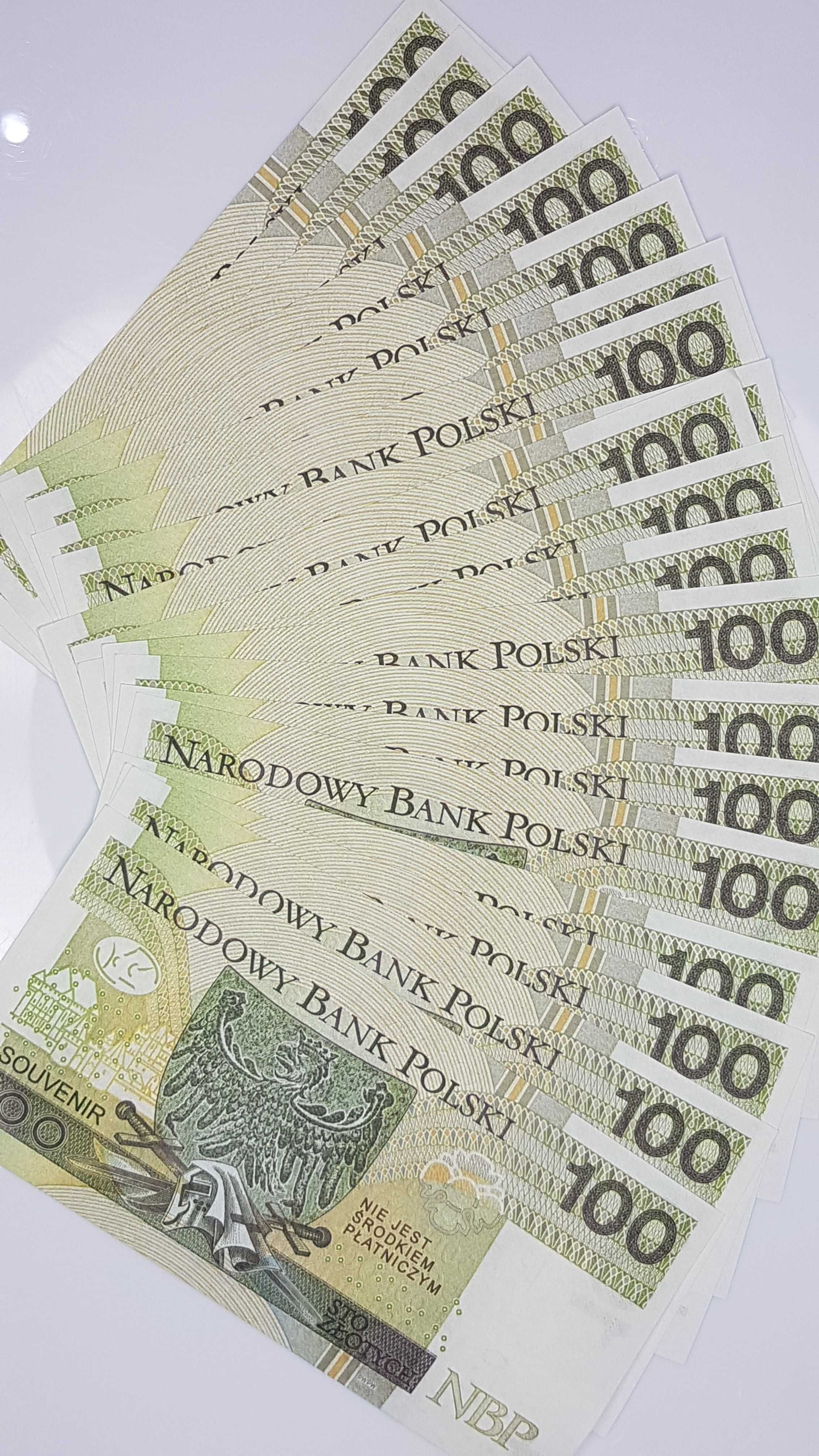 50,100,200,500zł banknoty do zabawy i nauki zestaw