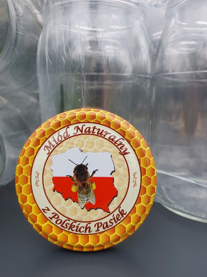 Słoiki na miód 900ml z nakrętką słoik na miód, wielkopolski