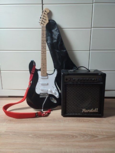 Zestaw gitara elektryczna + wzmacniacz