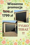 Brama garażowa uchylna 3000x2100 antracyt brąz czarna uchył