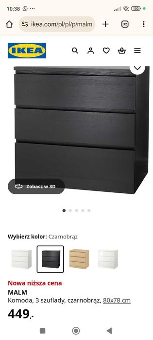 Malm komoda Ikea