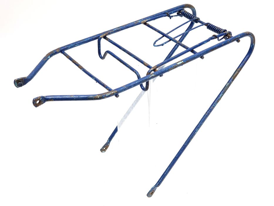 Bagażnik niebieski ZZR Romet Karat Flaming 20 cali szeroki PRL