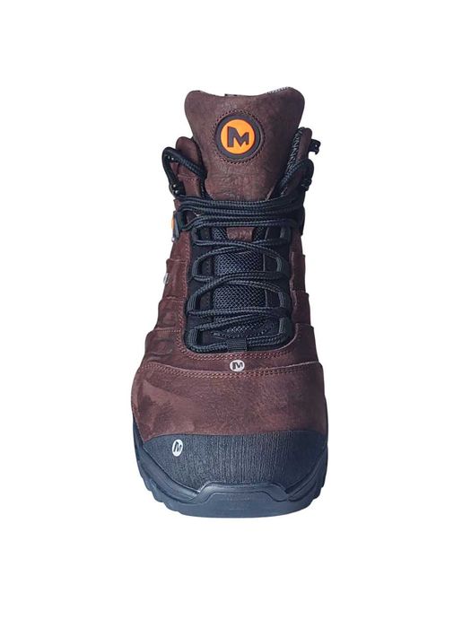 Зимние кроссовки Merrell(M-20) кожаные коричневые р-ры:40-45