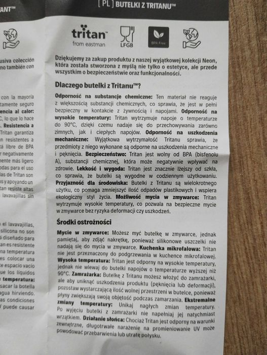 Butelka, bidon na 25 lecie Metra Warszawskiego