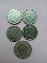 Monety szwedzkie polskie i niemieckie jak na zdjęciu