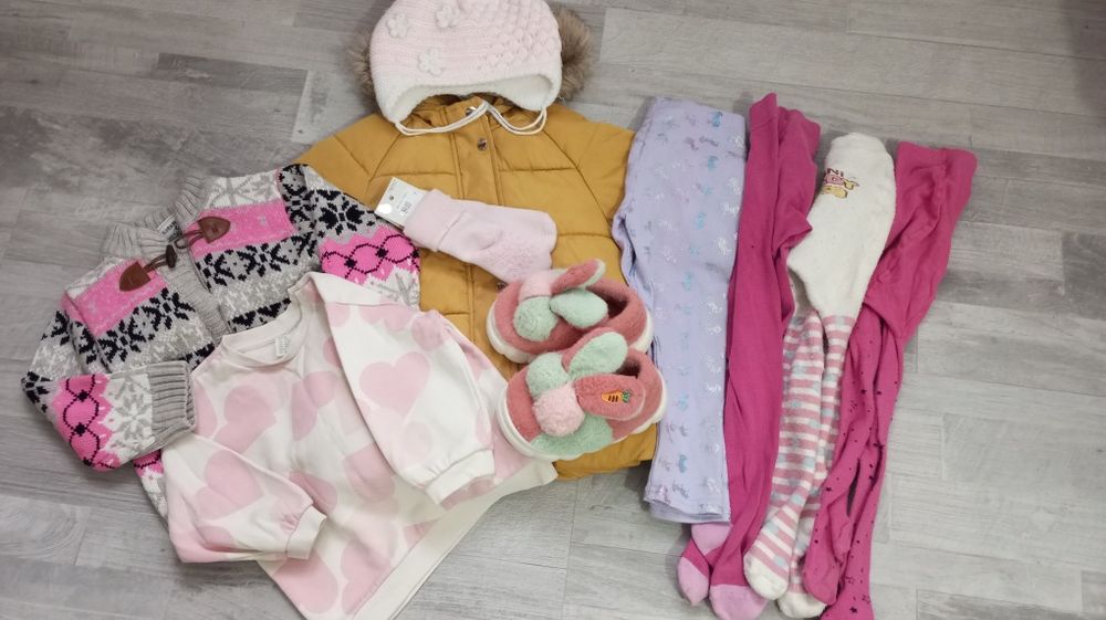 Пакет, набір, лот, речі на дівчинку 86-92